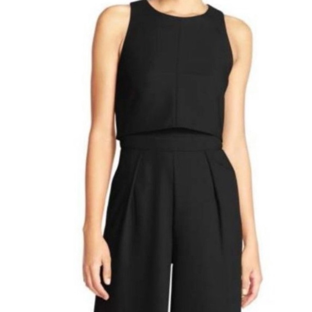NWT CHELSEA 28 WIDE LEG POPOVER JUMPER XL BLACK